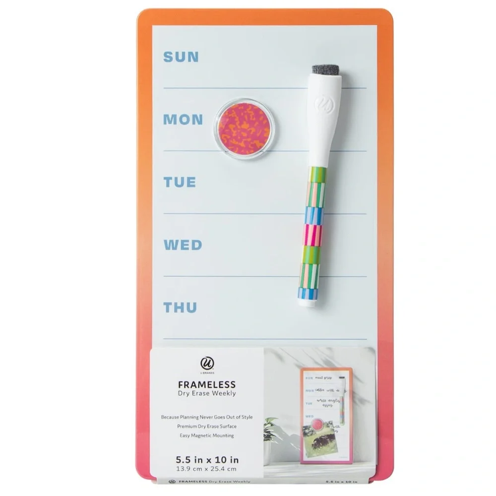 Dry Erase Magnetic Weekly Planner - Buyers Choice